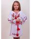 Детское вышитое платье "Зоряна" (габардин белый), 98 (рост)