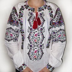 Жіноча вишита блуза "Сніжана", 140 (ріст)