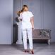 Жіноча медична блуза Avicenna біла, 44