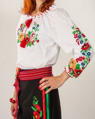 Дитяча вишита блуза "Діана", 140 (ріст)