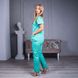 Жіноча медична блуза Avicenna салатова, 46
