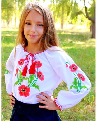 Детская вышитая блузка "Маричка", 98 (рост)
