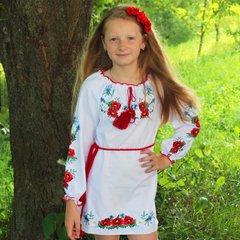 Дитяче вишите плаття "Марися" (габардин), 98 (ріст)