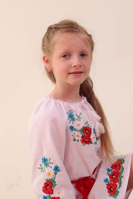 Детское вышитое платье "Марися" (габардин), 98 (рост)