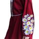 Дитяча вишита сукня "Сара" на бордовому льоні, 116 (ріст)