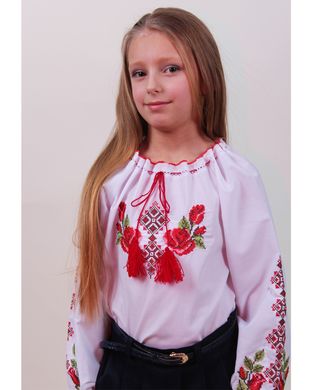 Детская вышитая блуза "Зоряна", 104 (рост)
