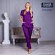 Жіноча медична блуза Avicenna фіолетова, 46