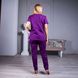 Жіноча медична блуза Avicenna фіолетова, 46
