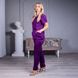 Жіноча медична блуза Avicenna фіолетова, 44