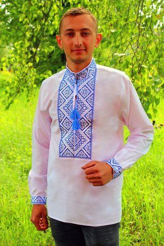Вишиванка чоловіча "Федір" (поплін), 37
