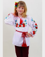 Детская вышитая блузка "Марися", 98 (рост)
