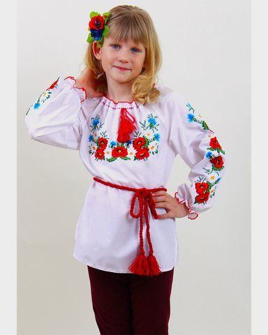 Дитяча вишита блузка "Марися", 98 (ріст)