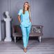 Женская медицинская блуза Avicenna голубая, 44