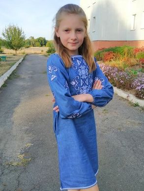 Детское вышитое платье "Кира" , 122 (рост), 1