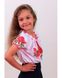 Детская вышитая блузка "Зорянка" с коротким рукавом, 104 (рост)