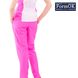 Жіночий медичний костюм Аріша біло-рожевий, 40