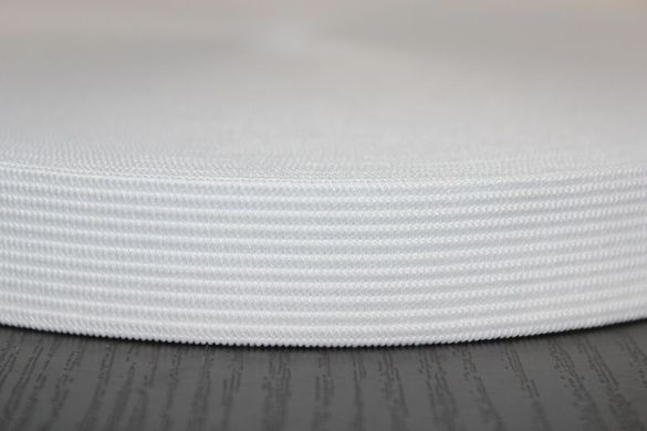 Еластична стрічка, резинка біла, 0.6 см. Козачок-ТМ (Україна)